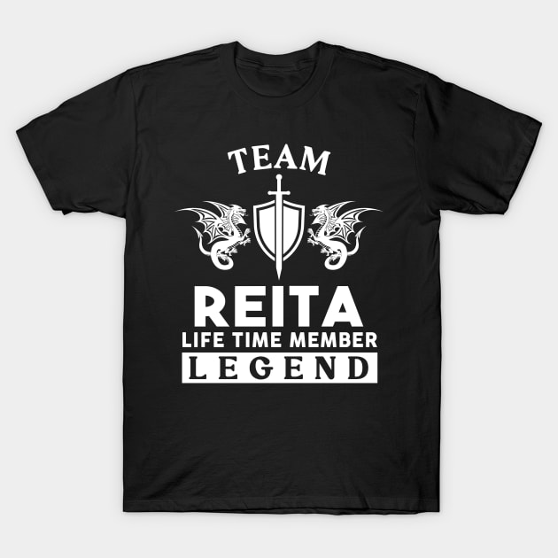 Reita Name T Shirt - Reita Life Time Member Legend Gift Item Tee T-Shirt by unendurableslemp118